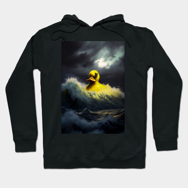 Rubber Duck On The High Seas Hoodie by MarkColeImaging